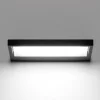 Applique Da Parete-Stilnovo Applique nero led 19w 3000k tablet orientabile per soggiorno