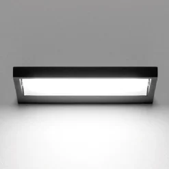 Applique Da Parete-Stilnovo Applique nero led 19w 3000k tablet orientabile per soggiorno