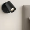 Applique Camera Da Letto-Selezionato da Mazzolaluce Applique nero luce orientabile per comodino camera da letto
