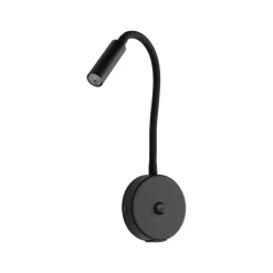 Applique Camera Da Letto-Selezionato da Mazzolaluce Applique nero orientabile con interruttore presa usb per comodini camera da letto