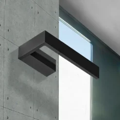 Applique Da Parete-Selezionato da Mazzolaluce Applique nero orientabile giravole led 12w 4000k