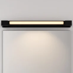 Applique Da Bagno-Selezionato da Mazzolaluce Applique nero orientabile per specchio da bagno led 17w 3000k
