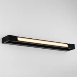 Applique Da Bagno-Selezionato da Mazzolaluce Applique nero orientabile per specchio da bagno led 17w 3000k