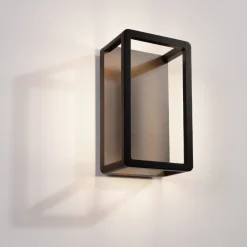 Applique Da Esterno-Selezionato da Mazzolaluce Applique nero per esterni moderno led 9w 3000k