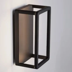 Applique Da Esterno-Selezionato da Mazzolaluce Applique nero per esterni moderno led 9w 3000k