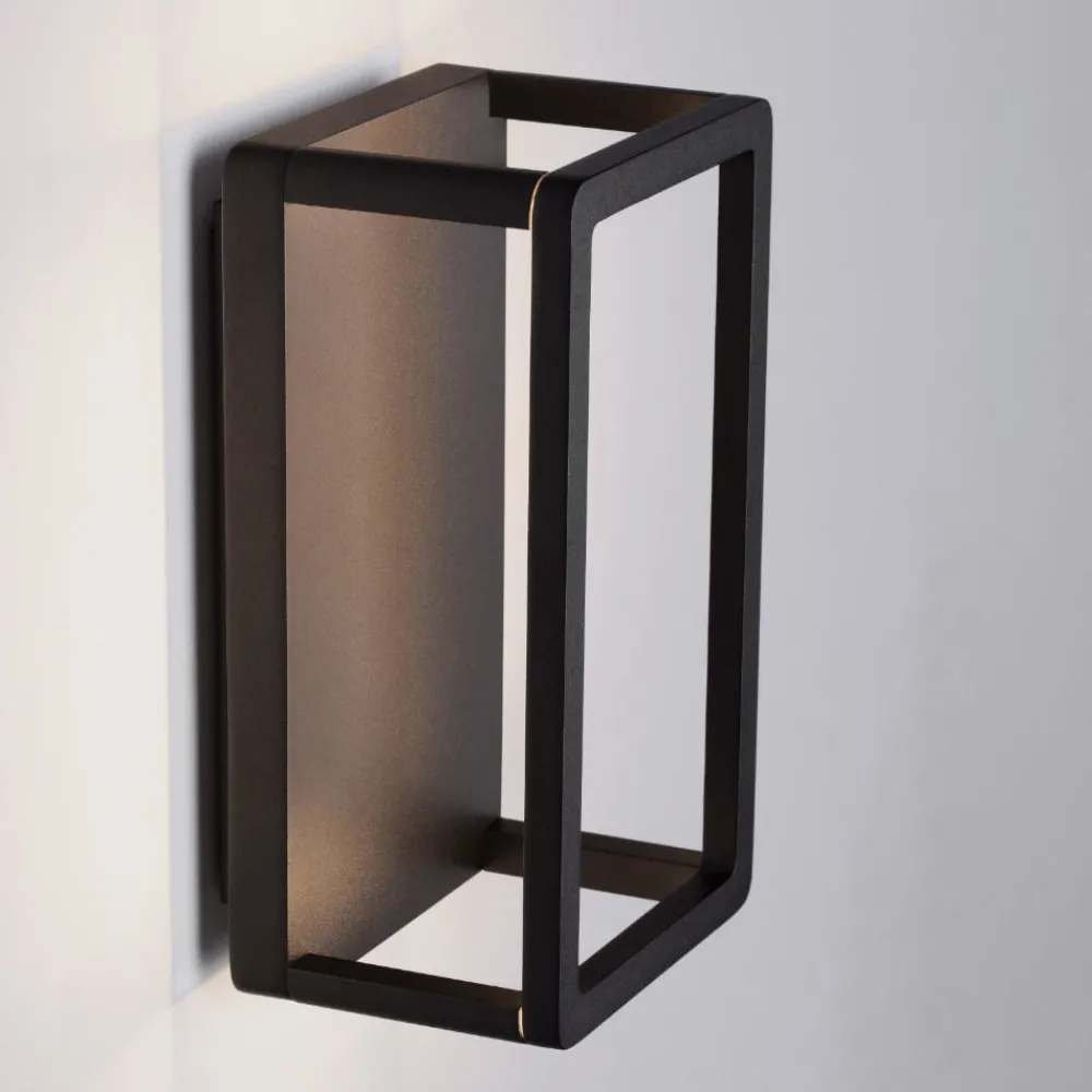 Applique Da Esterno-Selezionato da Mazzolaluce Applique nero per esterni moderno led 9w 3000k