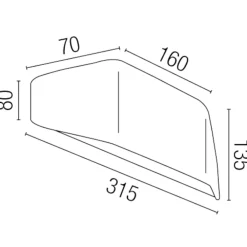 Applique Da Esterno-Selezionato da Mazzolaluce Applique nero per esterno ip44