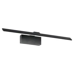 Applique Da Bagno-IsyLuce Applique nero per specchio da bagno ip20 led 18w 3000k