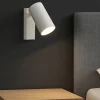 Applique Camera Da Letto-Selezionato da Mazzolaluce Applique orientabile bianco per comodino camera da letto moderna