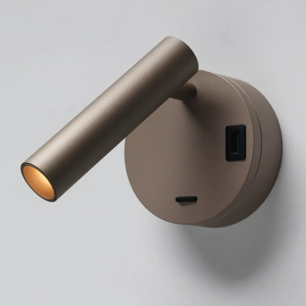 Applique Camera Da Letto-Vivida International Applique orientabile da comodino led 3000 4000k sabbia vivida betu