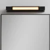 Applique Da Bagno-Selezionato da Mazzolaluce Applique orientabile nero led 12w 3000k per specchio da bagno