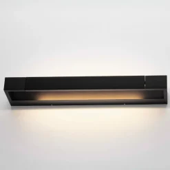Applique Da Bagno-Selezionato da Mazzolaluce Applique orientabile nero led 12w 3000k per specchio da bagno