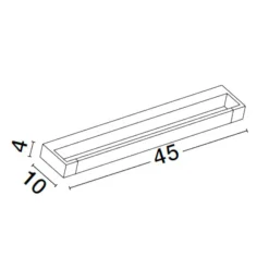 Applique Da Bagno-Selezionato da Mazzolaluce Applique orientabile nero led 12w 3000k per specchio da bagno