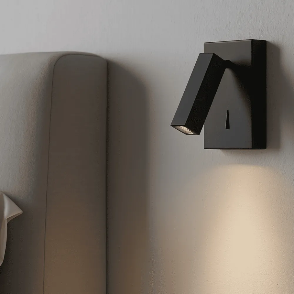 Applique Camera Da Letto-Selezionato da Mazzolaluce Applique orientabile per camera da letto led 3000k nero