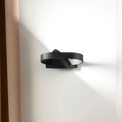Applique Da Parete-Perenz Illuminazione Applique orientabile 6w led cct nero moderna belt