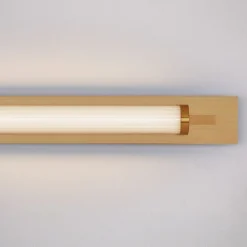 Applique Da Bagno-Selezionato da Mazzolaluce Applique oro per specchio bagno led 13w 3000k ip44