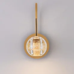Applique Camera Da Letto-Selezionato da Mazzolaluce Applique oro sfera di vetro per comodino camera da letto
