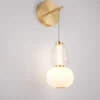 Applique Da Parete-Selezionato da Mazzolaluce Applique oro sfere di vetro led 18w 3000k