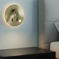 Applique Camera Da Letto-Selezionato da Mazzolaluce Applique ottone anticato moderna per comodini 2 luci led
