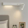 Applique Camera Da Letto-Selezionato da Mazzolaluce Applique parete comodino multifunzione bianco orientabile
