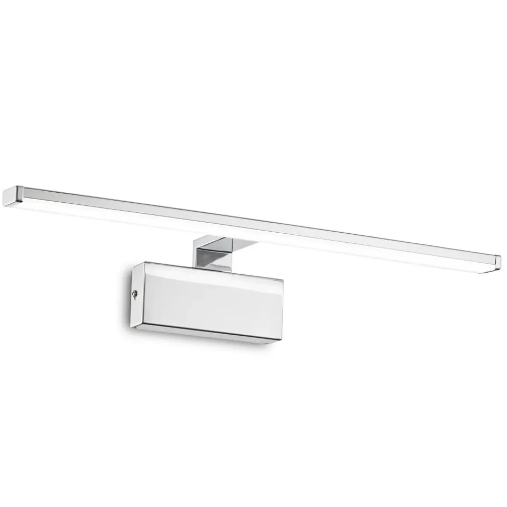 Applique Da Bagno-Ideal Lux Applique per bagno cromo led 12,5w 3000k alma ap d51