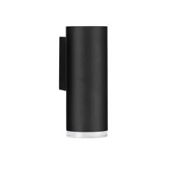 Applique Da Bagno-Selezionato da Mazzolaluce Applique per bagno moderna cilindro nero ip44