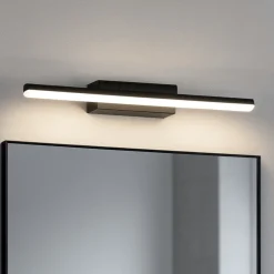 Applique Da Bagno-Ideal Lux Applique per bagno nera led 10w riflesso ap d42