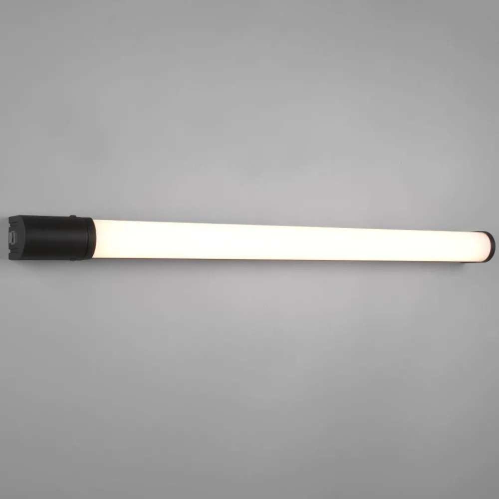 Applique Da Bagno-Selezionato da Mazzolaluce Applique per bagno nera tubo led 16w 3000k
