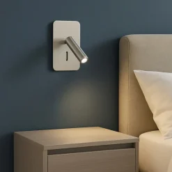 Applique Camera Da Letto-Selezionato da Mazzolaluce Applique per camera da letto orientabile 3w 3000k nickel