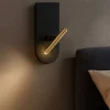 Applique Camera Da Letto-Stilnovo Applique per comodini 1night camera da letto nero e oro
