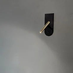 Applique Camera Da Letto-Stilnovo Applique per comodini 1night camera da letto nero e oro