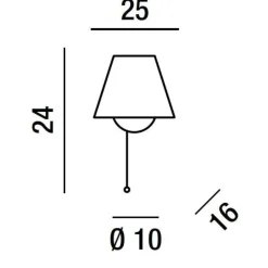 Applique Camera Da Letto-Selezionato da Mazzolaluce Applique per comodino camera da letto cromo fp