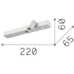 Applique Camera Da Letto-Ideal Lux Applique per comodino camera da letto bonne nuit-1 ap ottone