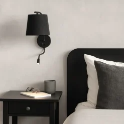 Applique Camera Da Letto-Selezionato da Mazzolaluce Applique per comodino camera da letto nero moderna fp