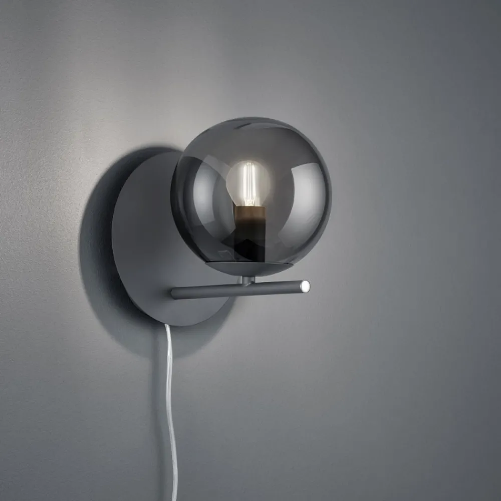Applique Camera Da Letto-Selezionato da Mazzolaluce Applique per comodino camera da letto antracite opaco