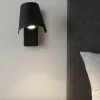 Applique Camera Da Letto-Selezionato da Mazzolaluce Applique per comodino camera da letto nero orientabile da lettura