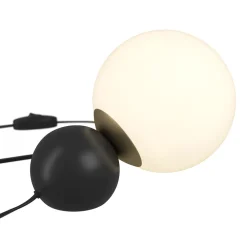 Applique Camera Da Letto-Maytoni Applique per comodino nostalgia nero oro con spina interruttore