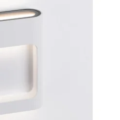 Applique Da Esterno-Selezionato da Mazzolaluce Applique per esterni moderno bianco quadrato led 9w 3000k
