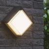 Applique Da Esterno-Selezionato da Mazzolaluce Applique per esterno antracite led 12w 3000k quadrato moderno