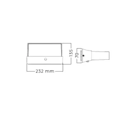 Applique Da Esterno-Selezionato da Mazzolaluce Applique per esterno antracite con sensore movimento led 11w 3000k