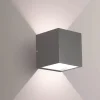 Applique Da Esterno-Gea Luce Applique per esterno antracite cubo apo
