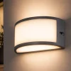Applique Da Esterno-Selezionato da Mazzolaluce Applique per esterno balcone moderno led 4000k grafite ip65