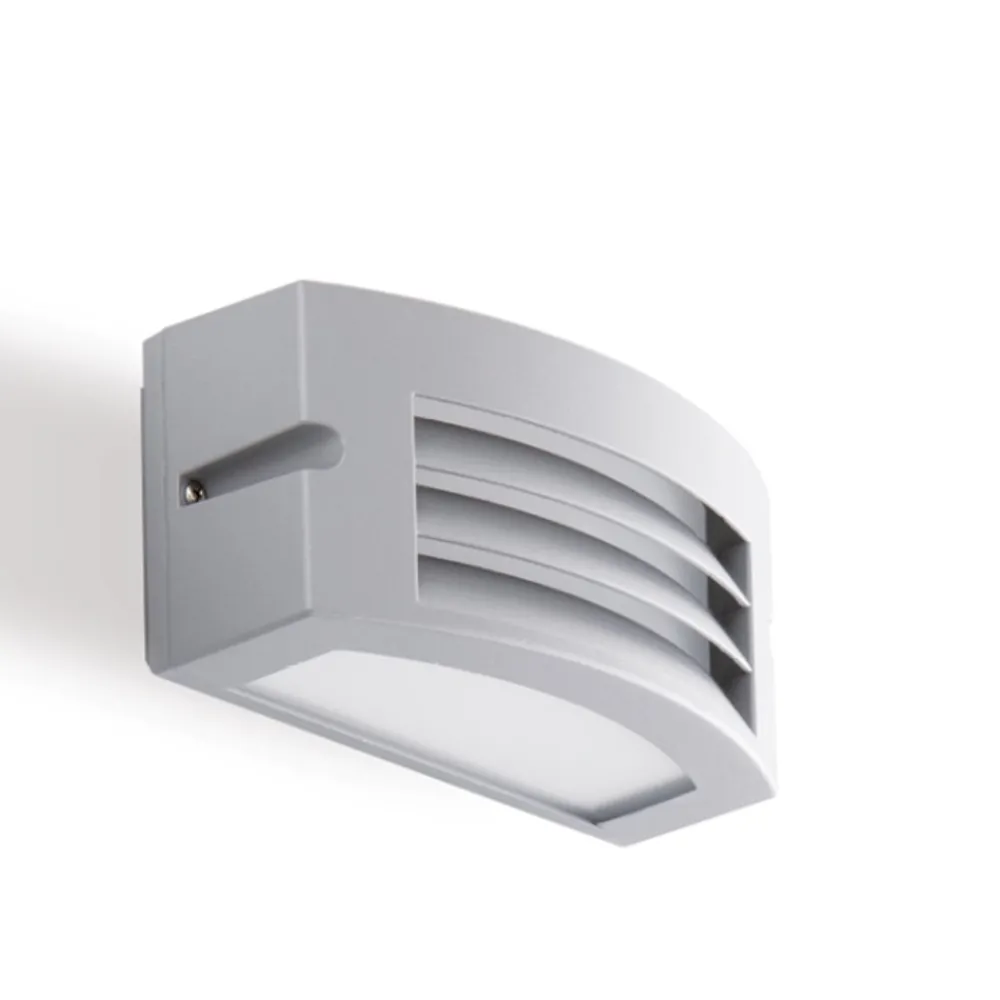Applique Da Esterno-Selezionato da Mazzolaluce Applique per esterno balcone led 4000k grigio alluminio