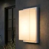 Applique Da Esterno-IsyLuce Applique per esterno balcone bianca moderna