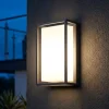 Applique Da Esterno-IsyLuce Applique per esterno balcone rettangolare antracite moderna ip65