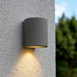 Applique Da Esterno-Top Light Applique per esterno balcone grigio aosta ip55