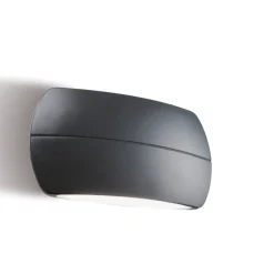 Applique Da Esterno-Selezionato da Mazzolaluce Applique per esterno balcone moderna grafite led 10w 3000k ip54