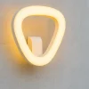 Applique Da Esterno-Selezionato da Mazzolaluce Applique per esterno bianca design ondulato led 20w 3000k ip65