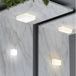 Applique Da Esterno-Selezionato da Mazzolaluce Applique per esterno bianco acrilico led 12w 3000k 4000k 6000k