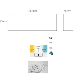Applique Da Esterno-Selezionato da Mazzolaluce Applique per esterno bianco acrilico led 12w 3000k 4000k 6000k